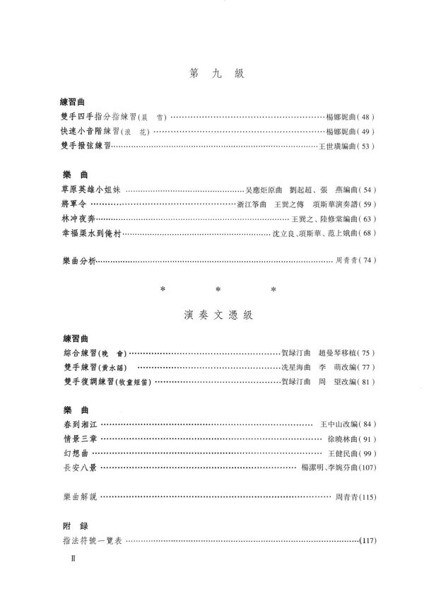 Guzheng Grading Examination Book by NAFA (Advanced Grade 7Diploma) Eight Tones Store