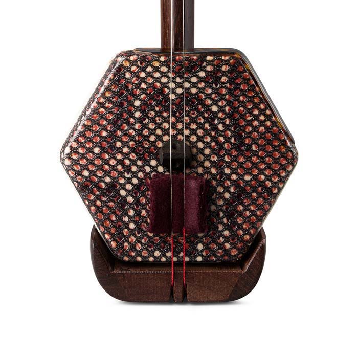 Zhang Lian Jun 2nd Grade Violet Rosewood Synthetic Membrane Erhu Erhu Snake Skin