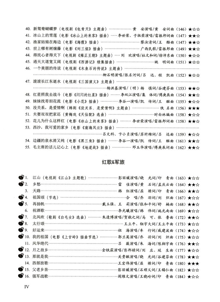 Chao Yi Shang Shou Xi Lie Liu Xing Erhu Qu Ji Book Page 4