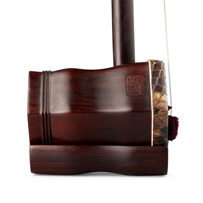 Zhang Lian Jun Indian Violet Sandalwood with Huang Hua Li Head Erhu Wood