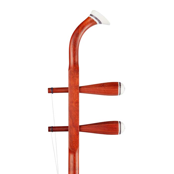 Hu Qiu Model 5109 Rosewood Erhu Headstock