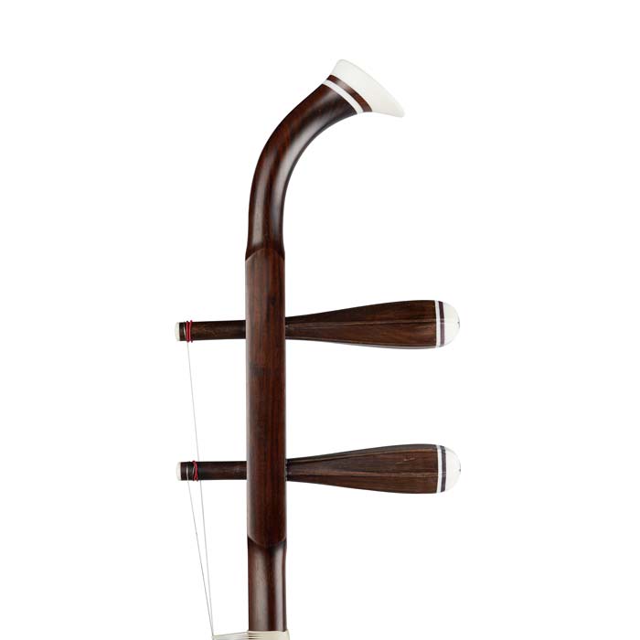 Hu Qiu Model 5139 Aged Rosewood Erhu Headstock