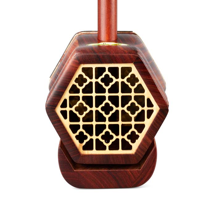Hu Qiu Model 5118 A Red Sandalwood Erhu Window