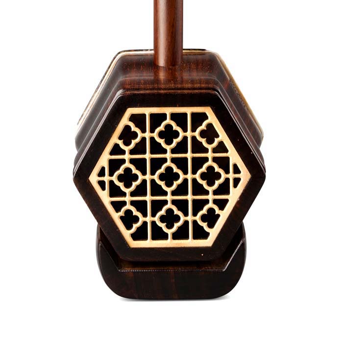 Zhang Liang Jun 1st Grade Aged Rosewood Straight Head Collector Erhu Window