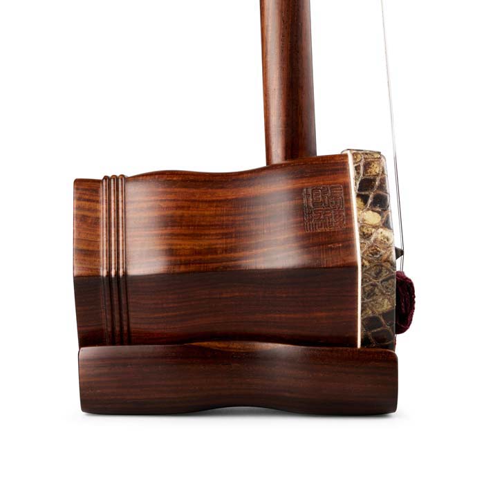 Zhang Liang Jun 1st Grade Aged Rosewood Straight Head Collector Erhu Wood