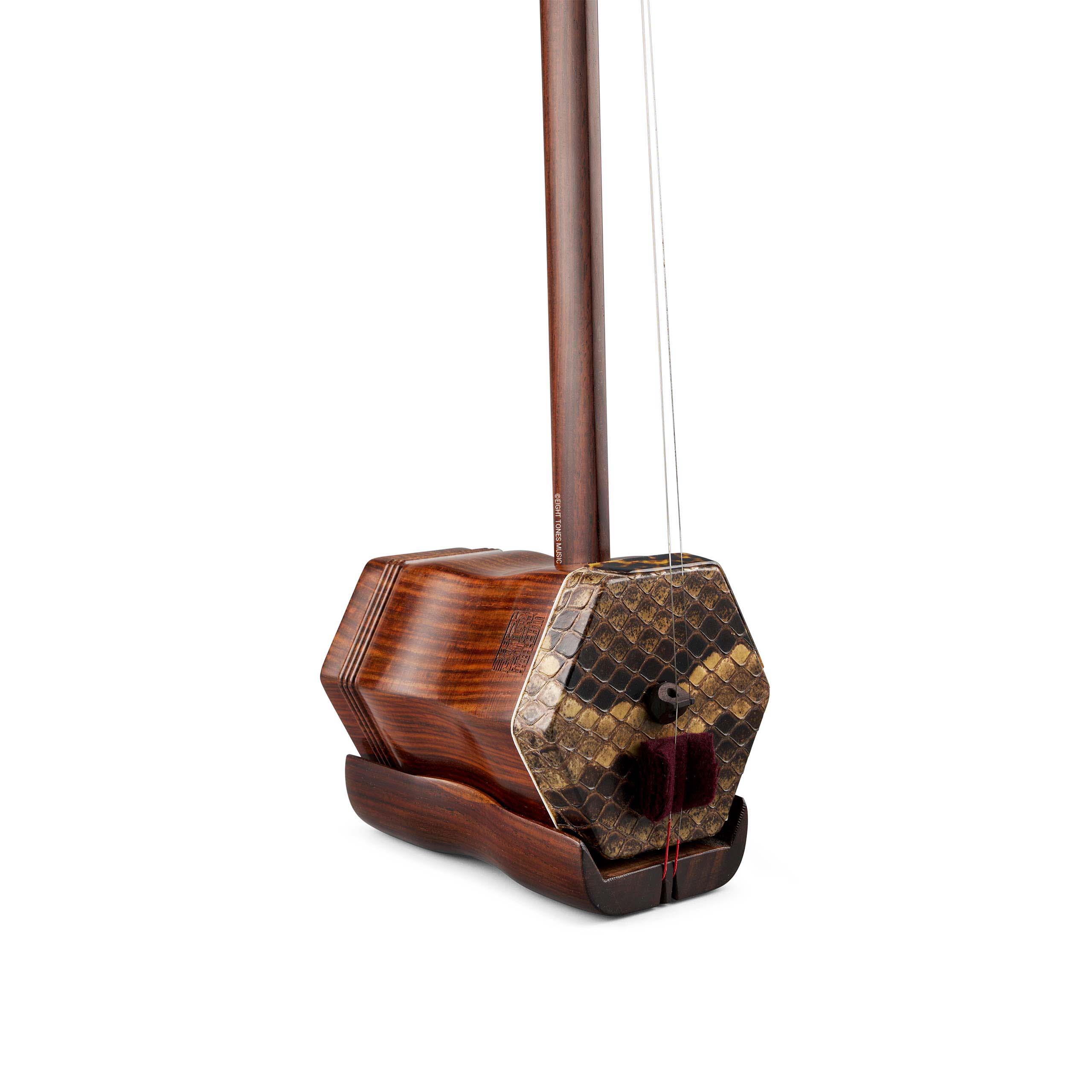 Zhang Liang Jun 1st Grade Aged Rosewood Straight Head Collector Erhu featured photo