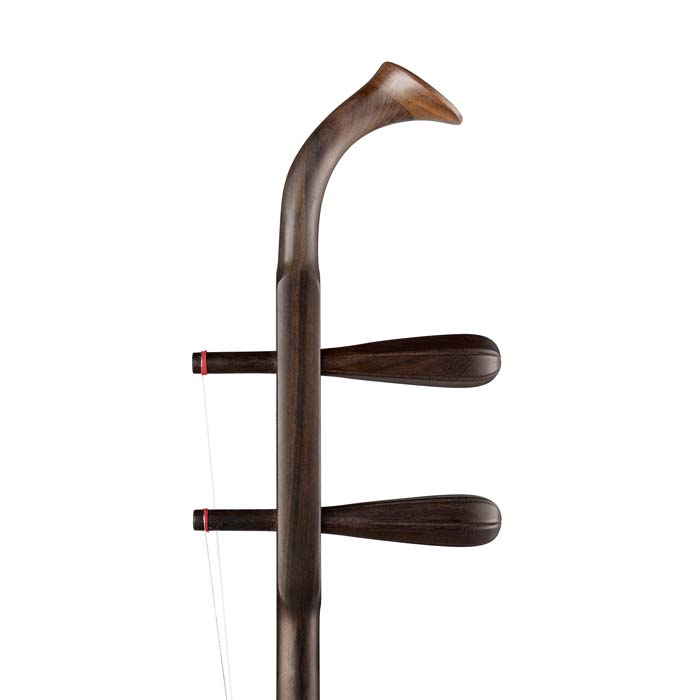 Zhang Lian Jun African Aged Rosewood with Single Wood Tone Head Erhu Headstock