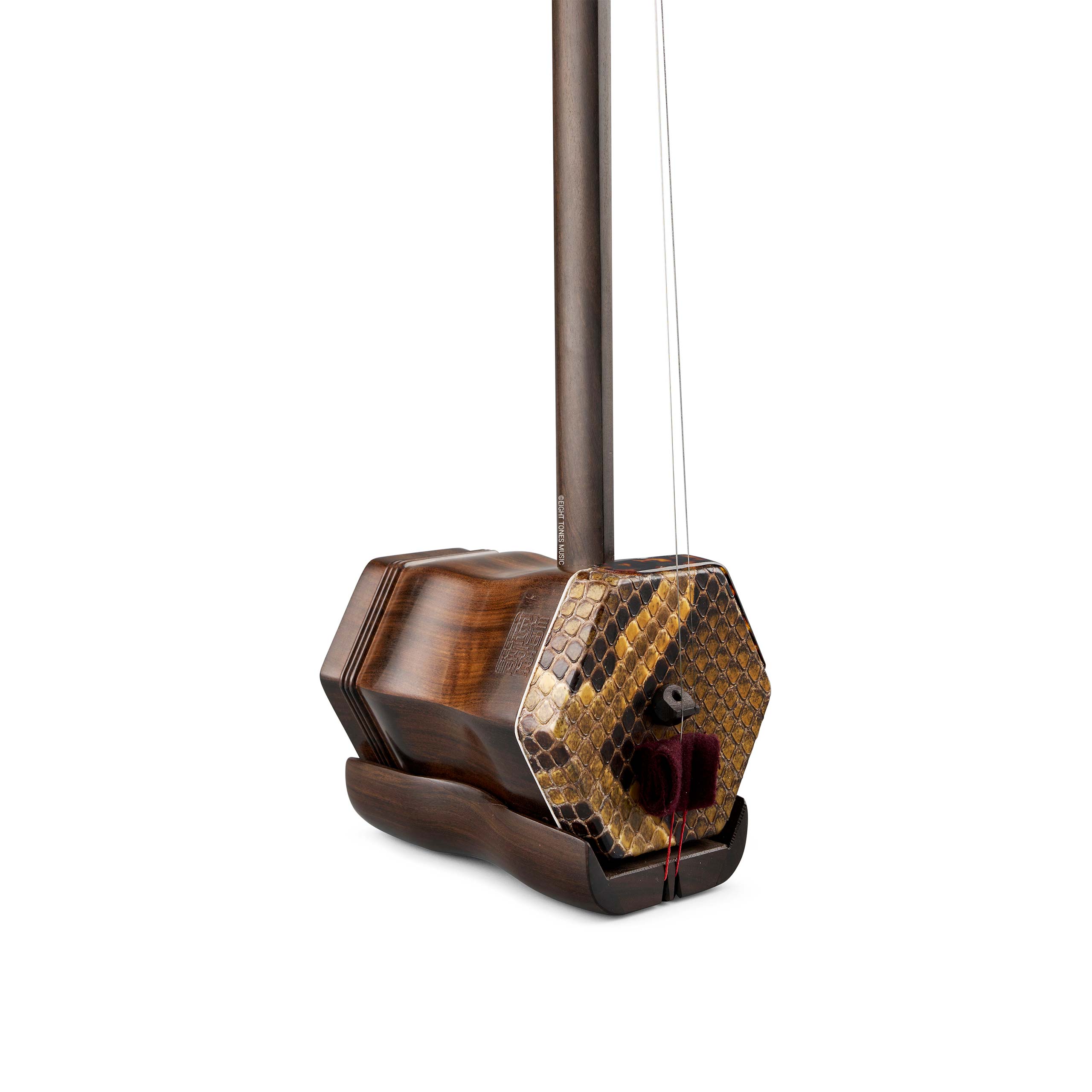 Zhang Lian Jun African Aged Rosewood with Single Wood Tone Head Erhu featured photo