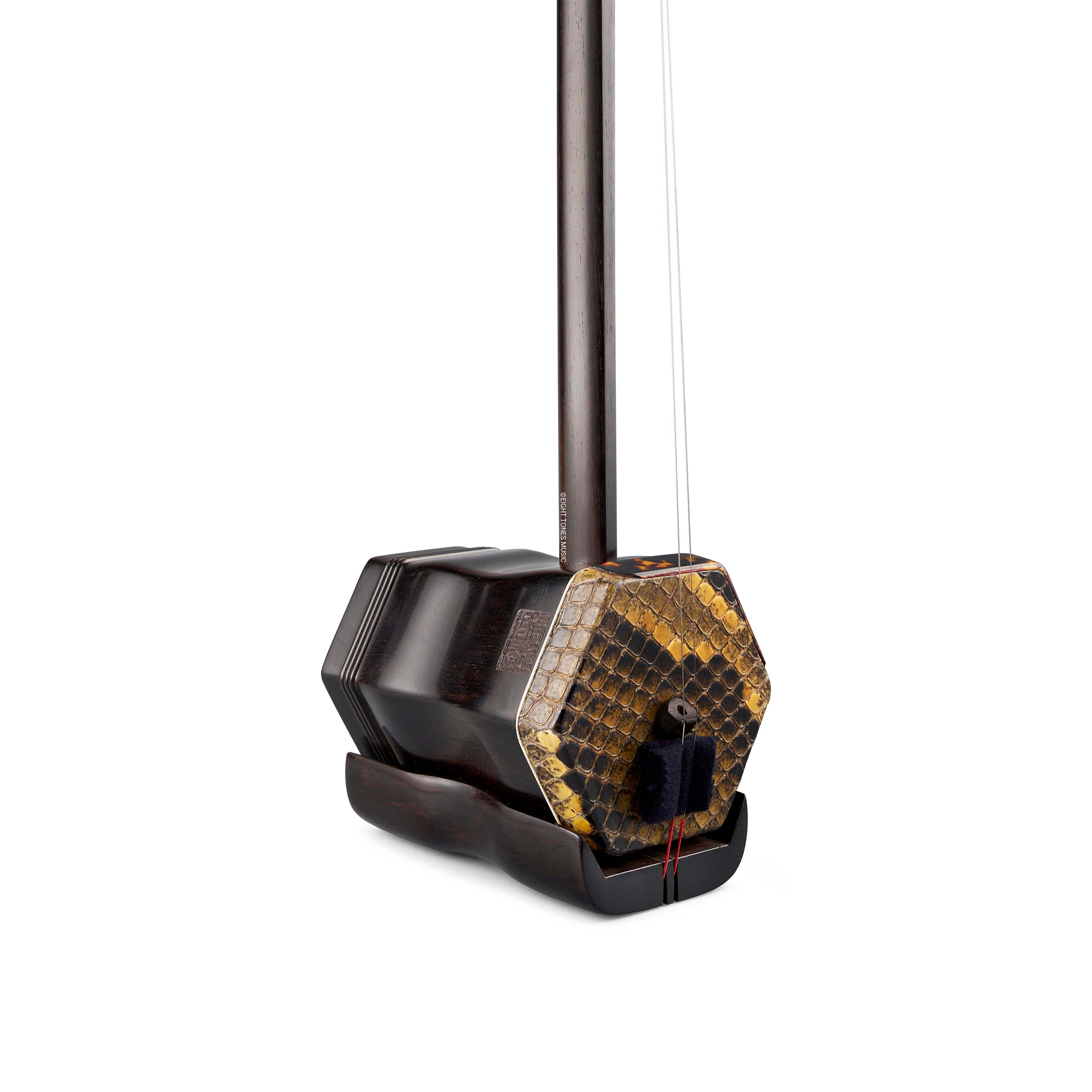 Zhang Lian Jun Black Sandalwood with Single Wood Tone Head Erhu featured photo